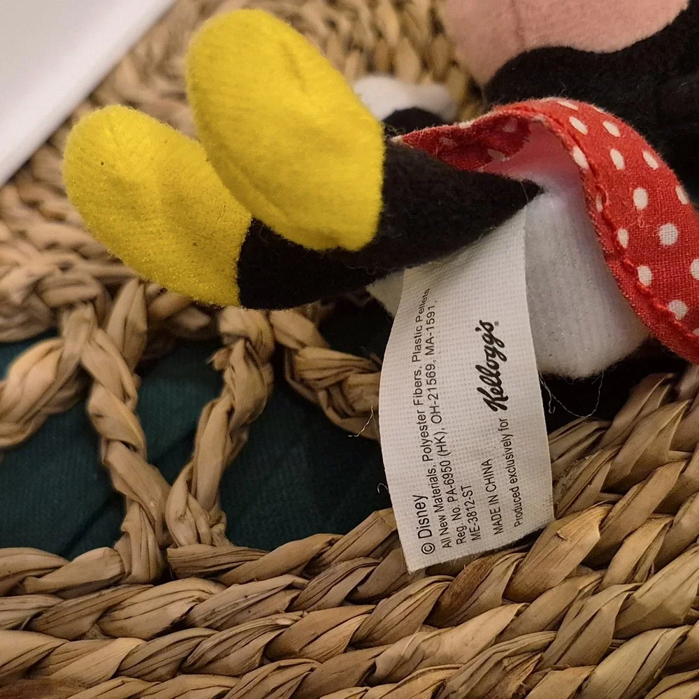 ✅Disney Store Minnie Mouse Plush Toy Bean Bag  Doll#️⃣0935